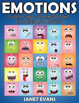 portada Emotions: Super Fun Coloring Books for Kids and Adults
