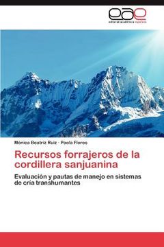 portada recursos forrajeros de la cordillera sanjuanina (in English)