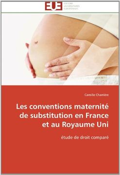 portada Les Conventions Maternite de Substitution En France Et Au Royaume Uni