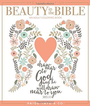 portada Beauty in the Bible: An Adult Coloring Book, Premium Edition (Christian Coloring, Bible Journaling and Lettering: Inspirational Gifts)