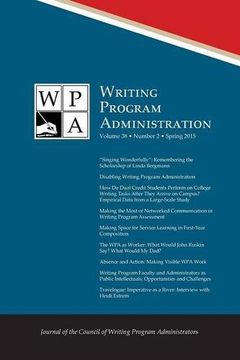 portada WPA: Writing Program Administration 38.2 (Spring 2015)