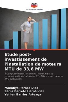 portada Étude post-investissement de l'installation de moteurs MTU de 33,6 MW (en Francés)