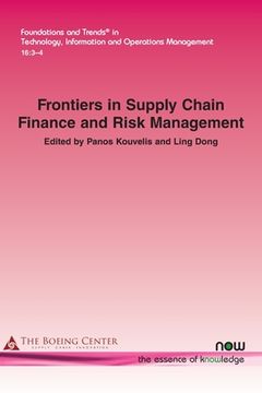 portada Frontiers in Supply Chain Finance and Risk Management