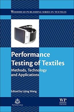 portada Performance Testing of Textiles: Methods, Technology and Applications (Woodhead Publishing Series in Textiles) (in English)