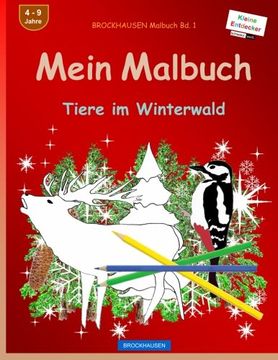 portada Brockhausen Malbuch bd. 1 - Mein Malbuch: Tiere im Winterwald: Volume 1 (in German)