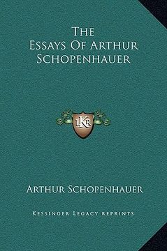 portada the essays of arthur schopenhauer (en Inglés)