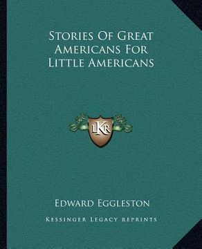portada stories of great americans for little americans (en Inglés)