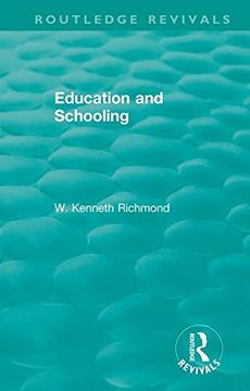 portada Education and Schooling (Routledge Revivals) (en Inglés)