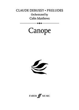portada Canope: Prelude 4, Study Score (Faber Edition: Claude Debussy - Preludes) (en Inglés)