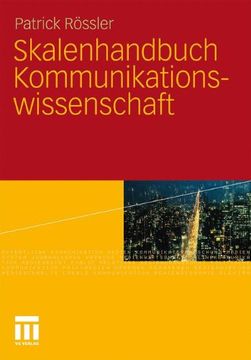 portada Skalenhandbuch Kommunikationswissenschaft (en Alemán)