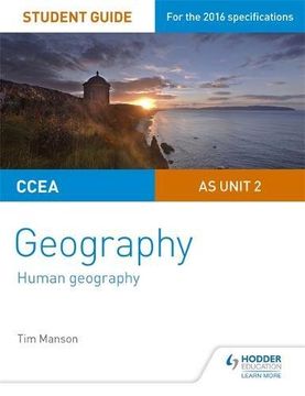 portada CCEA AS Unit 2 Geography Student Guide 2: Human Geography (Ccea a Level Geography Student)