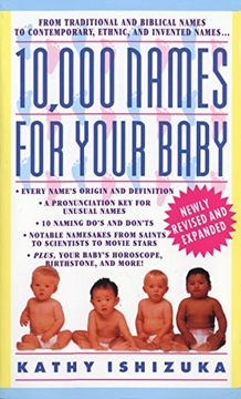 portada 10,000 Names for Your Baby (en Inglés)