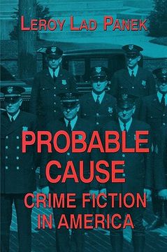 portada probable cause: crime fiction in america (en Inglés)