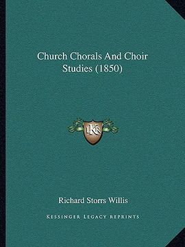 portada church chorals and choir studies (1850)
