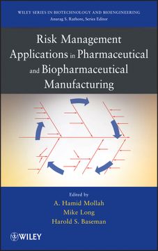 portada RISK MANAGEMENT APPLICATIONS IN PHARMACEUTICAL AND BIOPHARMACEUTICAL MANUFACTURING (en Inglés)