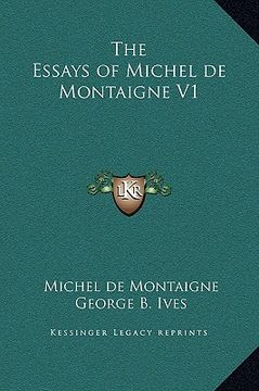 portada the essays of michel de montaigne v1