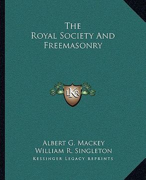 portada the royal society and freemasonry (en Inglés)