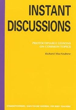 portada Instant Discussions: Photocopiable Lessons on Common Topics (Instant Lessons Series) (in English)