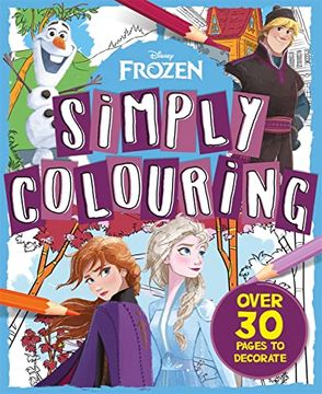 portada Disney Frozen: Simply Colouring (en Inglés)