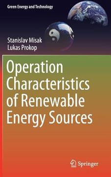 portada Operation Characteristics of Renewable Energy Sources (en Inglés)
