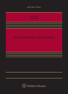 portada Texas Business Associations (Aspen Select) (en Inglés)