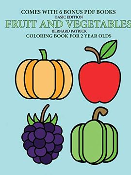 portada Coloring Book for 2 Year Olds (Fruit and Vegetables) (en Inglés)