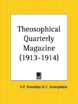 portada theosophical quarterly magazine 1913-1914 (en Inglés)