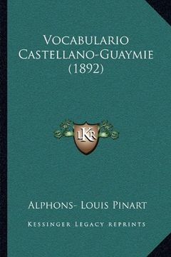 portada Vocabulario Castellano-Guaymie (1892)