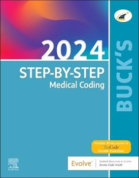 portada Buck's Step-By-Step Medical Coding, 2024 Edition (en Inglés)