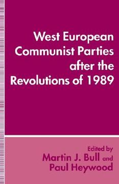 portada west european communist parties after the revolutions of 1989 (en Inglés)
