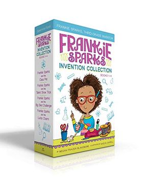 portada Frankie Sparks Invention Collection Books 1-4: Frankie Sparks and the Class Pet; Frankie Sparks and the Talent Show Trick; Frankie Sparks and the big (Frankie Sparks, Third-Grade Inventor) (en Inglés)