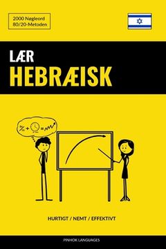 portada Lær Hebræisk - Hurtigt / Nemt / Effektivt: 2000 Nøgleord (en Danés)