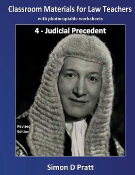 portada Classroom Materials for Law Teachers: Judicial Precedent (en Inglés)