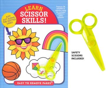 portada Learn Scissor Skills! (Includes Safety Scissors! ) (en Inglés)