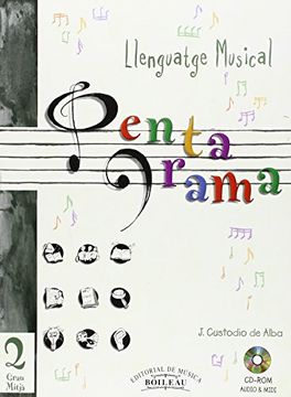 portada (Cat). 2. Llenguatge Musical Pentagrama. (Mitja). (Ref: B. 3332) (in Catalá)