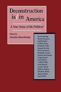portada Deconstruction Is/In America: A new Sense of the Political (en Inglés)