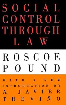 portada Social Control Through Law (en Inglés)