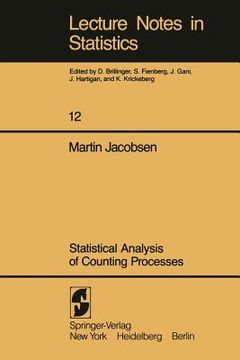 portada statistical analysis of counting processes (en Inglés)