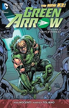 portada Green Arrow Vol. 2: Triple Threat (The new 52) (en Inglés)
