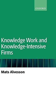 portada Knowledge Work and Knowledge-Intensive Firms (en Inglés)