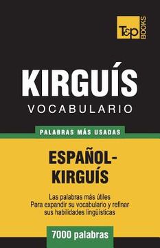 portada Vocabulario Español-Kirguís - 7000 palabras más usadas