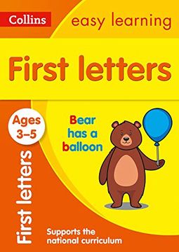 portada First Letters Ages 3-5: Ideal for Home Learning (Collins Easy Learning Preschool) (in English)