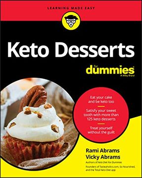 portada Abrams, r: Keto Desserts for Dummies (en Inglés)