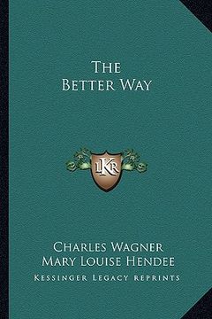 portada the better way (en Inglés)