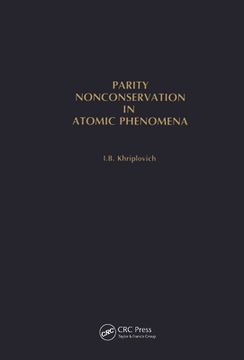 portada Parity Nonconservation in Atomic Phenomena (en Inglés)