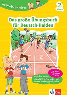 portada Klett die Deutsch-Helden das Große Übungsbuch für Deutsch-Helden: 2. Klasse Grundschule (Mit Stickern) (en Alemán)