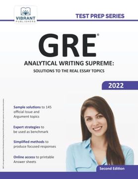 portada Gre Analytical Writing Supreme: Solutions to the Real Essay Topics (Test Prep Series) (en Inglés)