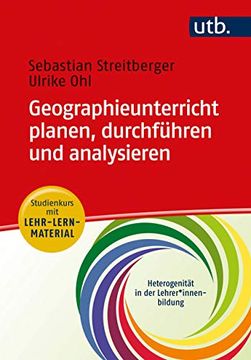 portada Geographieunterricht Videobasiert Planen, Durchführen und Analysieren Studienkurs mit Lehr-Lern-Material (in German)