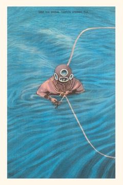 portada Vintage Journal Deep-Sea Diver, Tarpon Springs, Florida (in English)