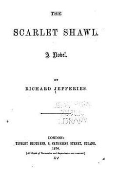 portada The Scarlet Shawl, A Novel (in English)